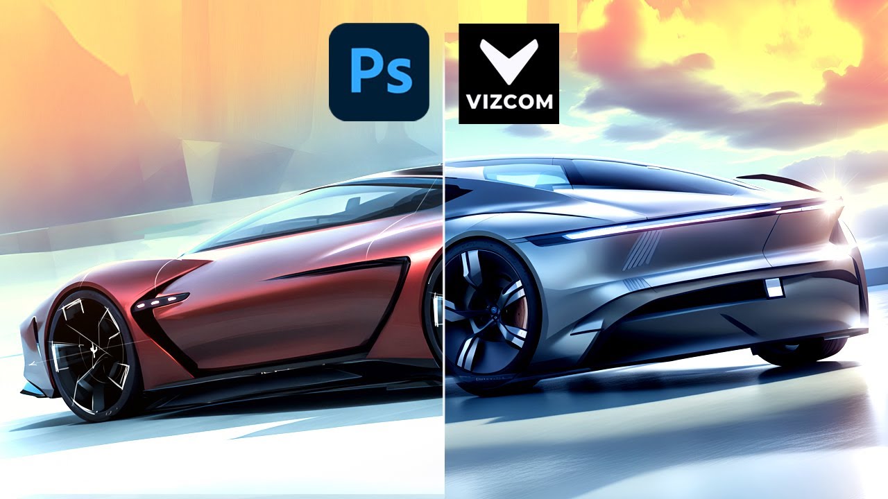 Создавайте потрясающие дизайны автомобилей за 20 минут с помощью Vizcom + Photoshop AI Workflow
