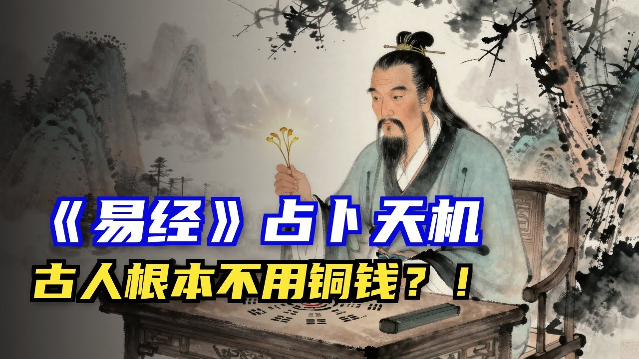 《易经》占卜的“天机”：根本不用铜钱！古人只用“这个方法”，一算就准！ #易经 #占卜 #方法 #天机
