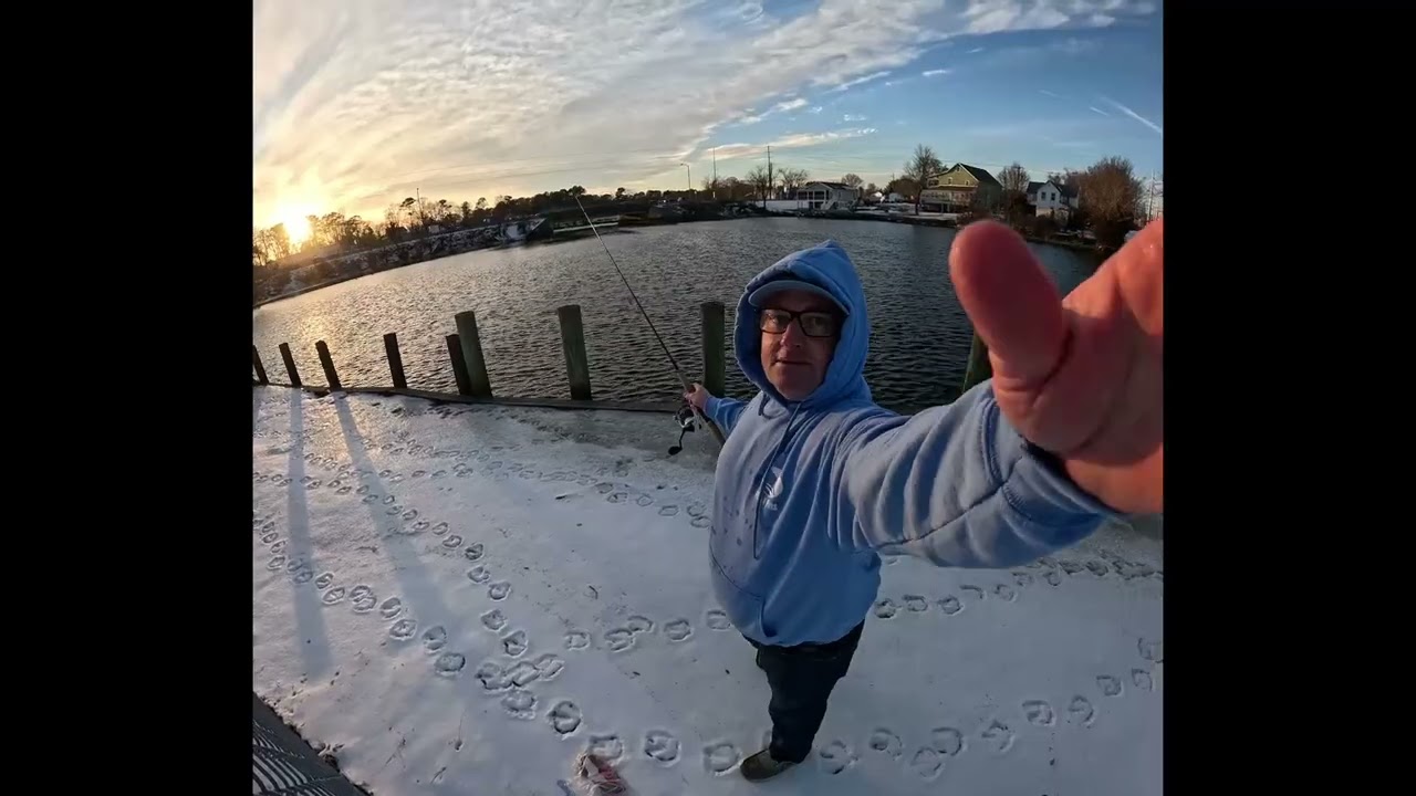 Spillway Fishing for Stripers, Late January, Early February.