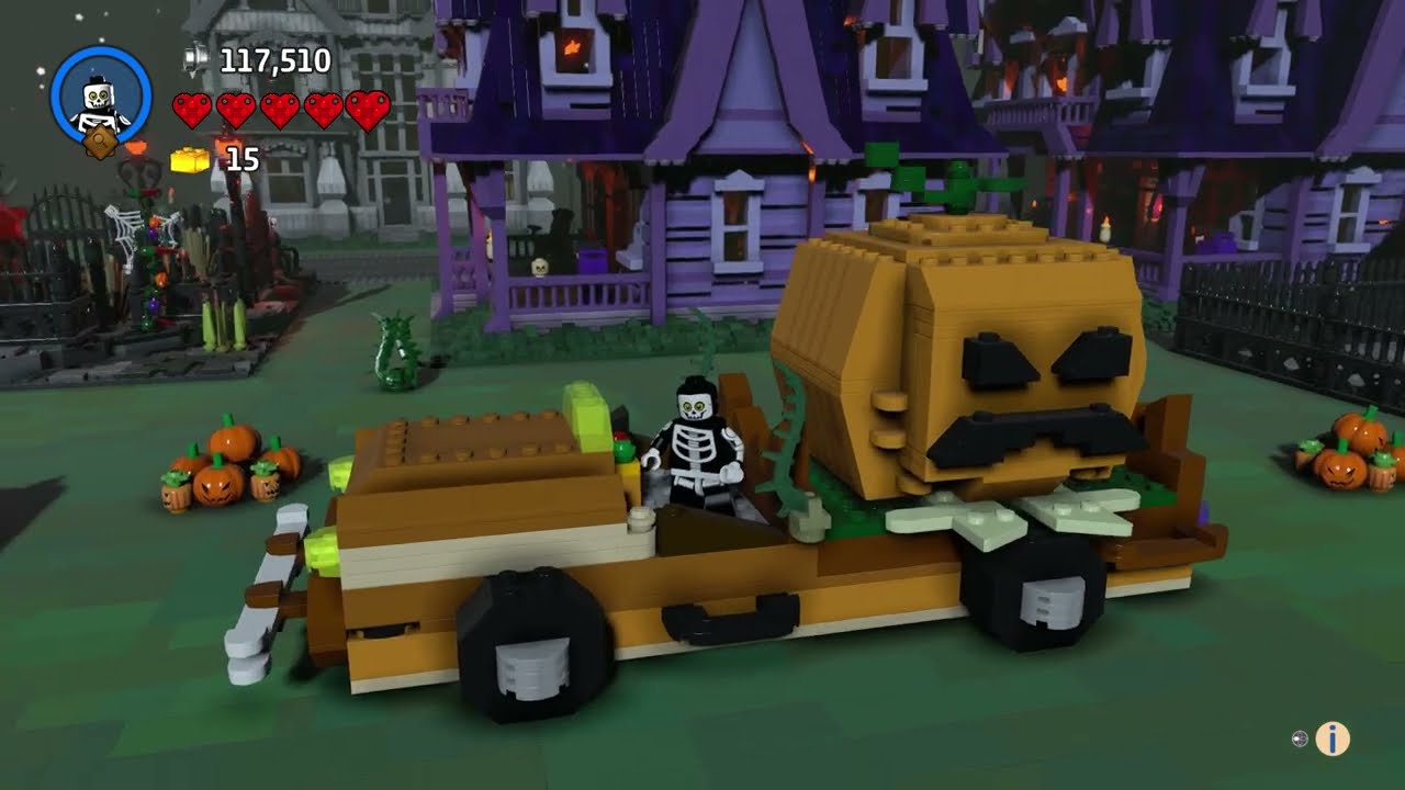 Jack O Lantern Pickup Truck - Lego - Lego Worlds