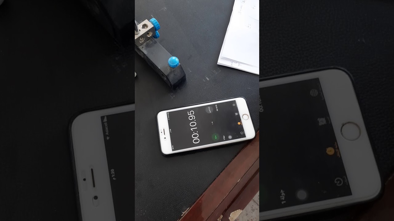 مرحله اولى ميكانيك تجربة معامل القصور الذاتي