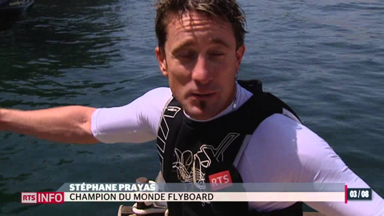 Stéphane Prayas, un homme volant au-dessus du Léman
