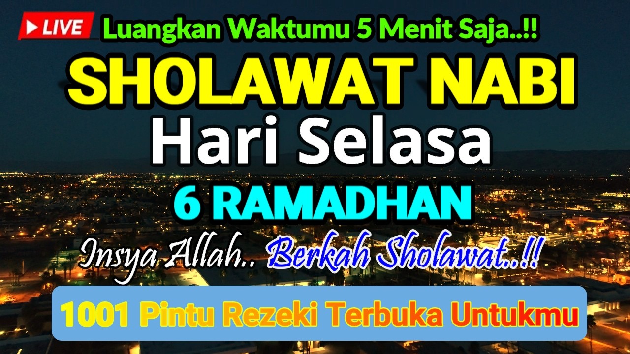 SHOLAWAT JIBRIL PENARIK REZEKI PALING DAHSYAT, Sholawat Nabi Muhammad SAW, SALAWAT PALING MERDU