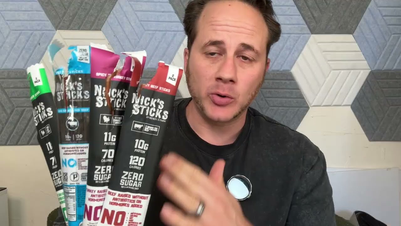 Отзыв о палочках Nicks Sticks из говядины и индейки! Хороший белковый перекус?