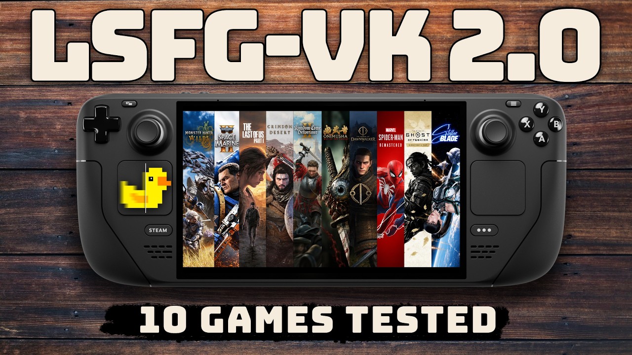 10 Games Tested with LSFG-VK 2.0 on Steam Deck (feat. MH Wilds, Onimusha, Crimson Desert)