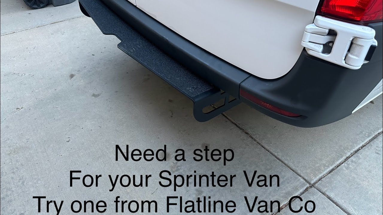 DIY Flatline Van Co Rear Step Install: Easy No-Drill Guide for Sprinter Vans