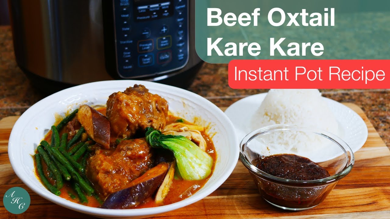 How to Make Beef Oxtail Kare Kare Recipe using Instant Pot