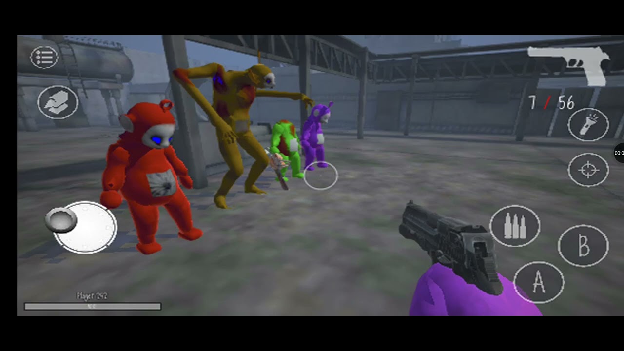 los Teletubbies principales vs los Teletubbies oscuros