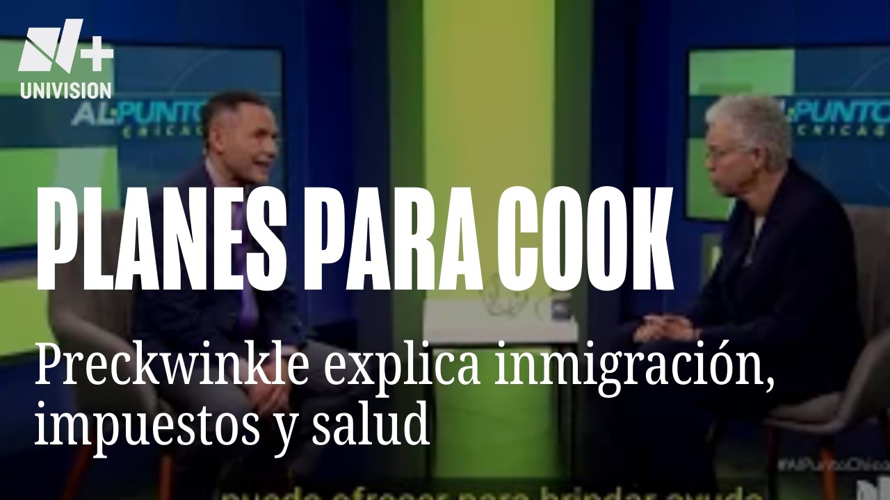 Toni Preckwinkle habla de inmigración, impuestos y salud en Cook