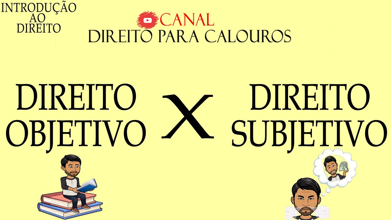 Direito Objetivo x Direito Subjetivo