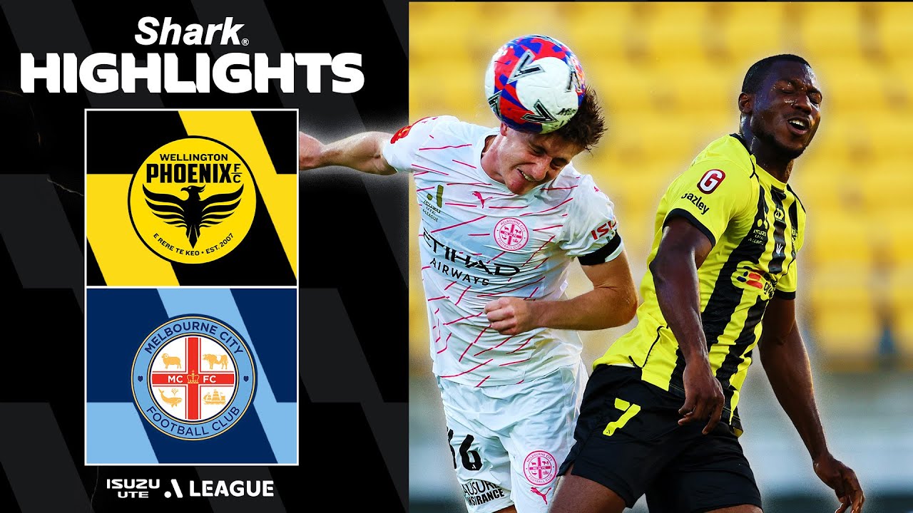 Wellington Phoenix v Melbourne City | SHARK HIGHLIGHTS | Isuzu UTE A-League 2025-26 | Round 15
