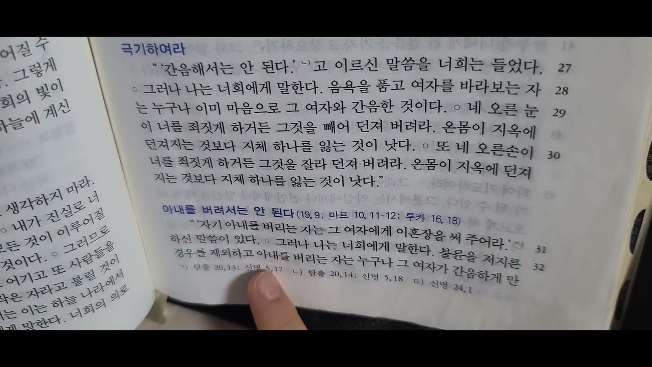 자기 전 복음묵상.2026.02.15.주일. 연중 제6주일. 마태5,17-37