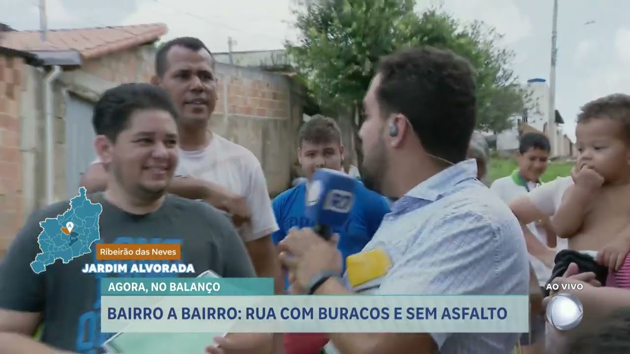 Bairro a Bairro: moradores sofrem com rua esburacada e sem asfalto na Grande BH