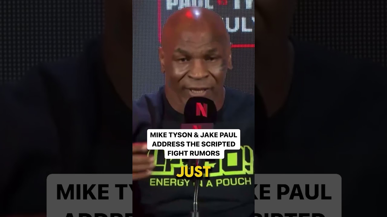 Mike Tyson and Jake Paul Address the Scripted Fight Rumors | Shorts