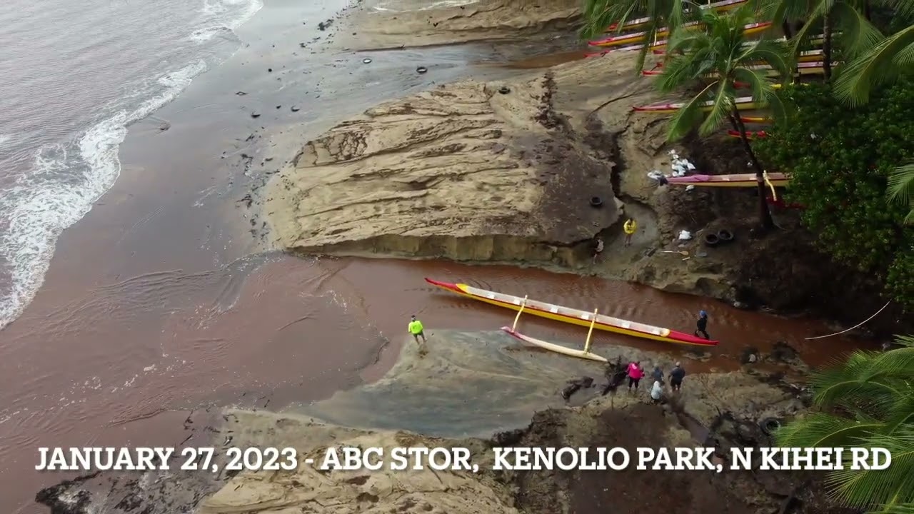Kihei Flooding 2022-2026 Drone & Roadside South Kihei Rd, ABC Store, Kenolio Park, Kalepolepo