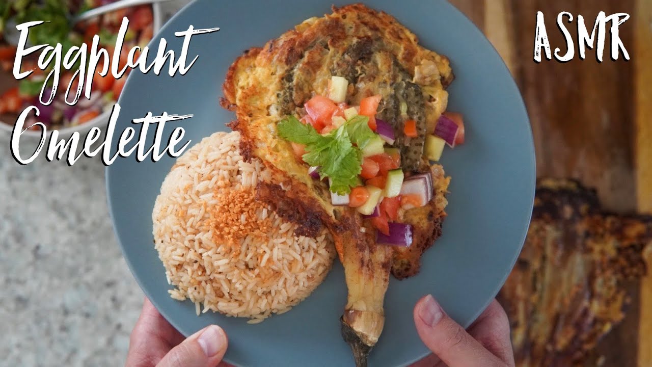 Eggplant Omelette AKA Filipino Torta Talong | ASMR