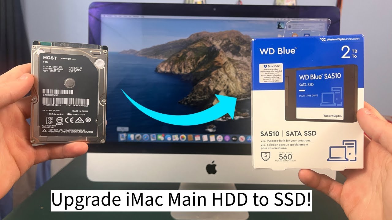 Как обновить/заменить основной жесткий диск iMac 4K 2017 года на твердотельный накопитель
