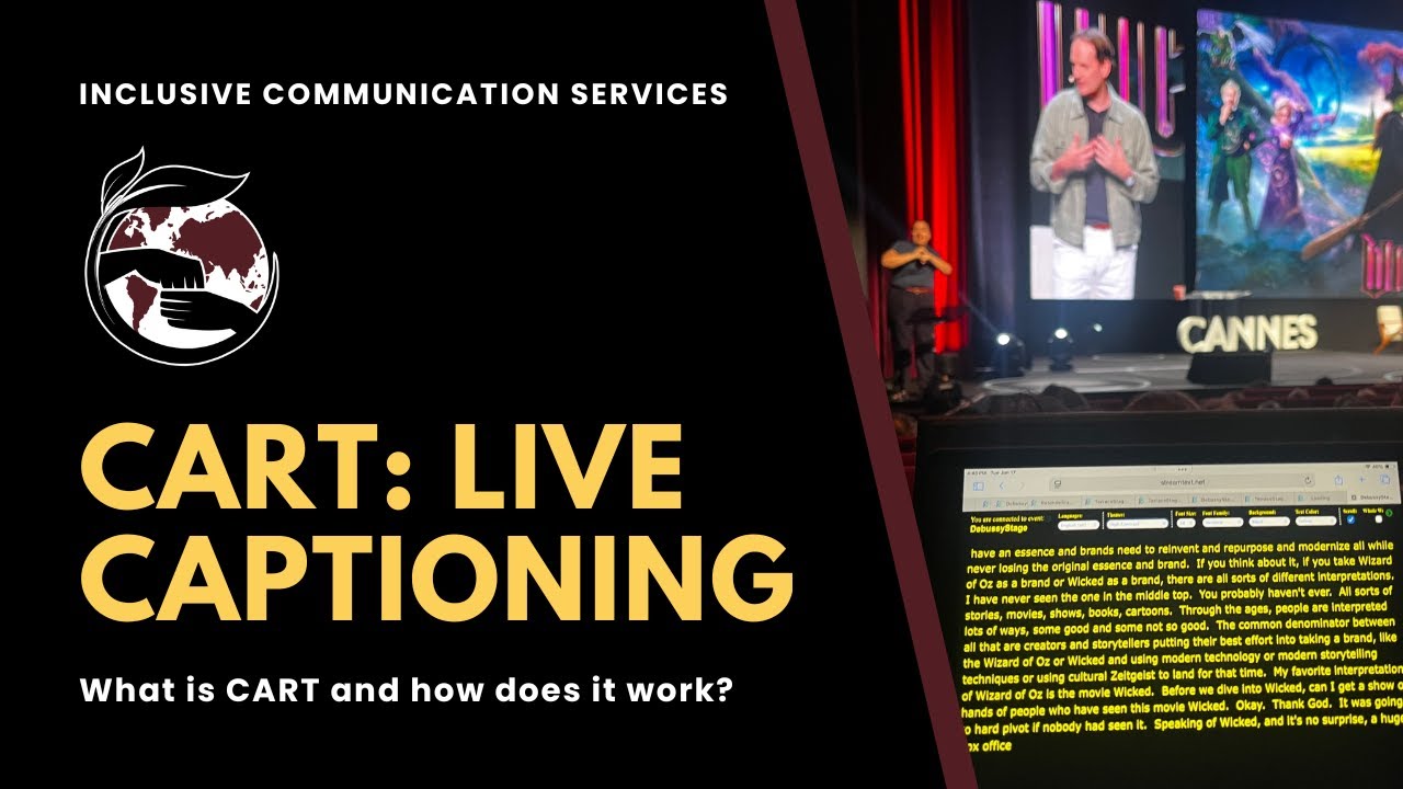 Live Captioning: what is CART and how does it work?