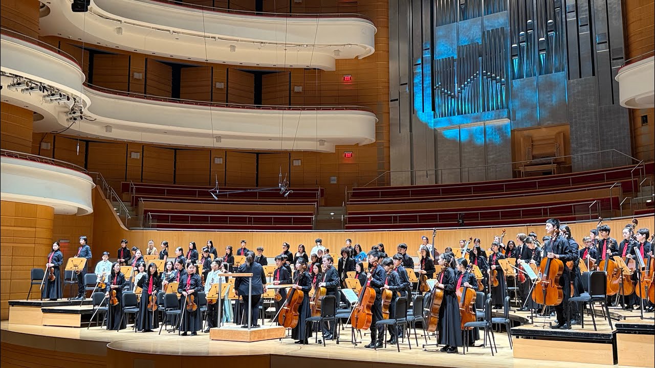 2025.11.23 Handog, FASO Junior Orchestra performing at Segerstrom with PSSS