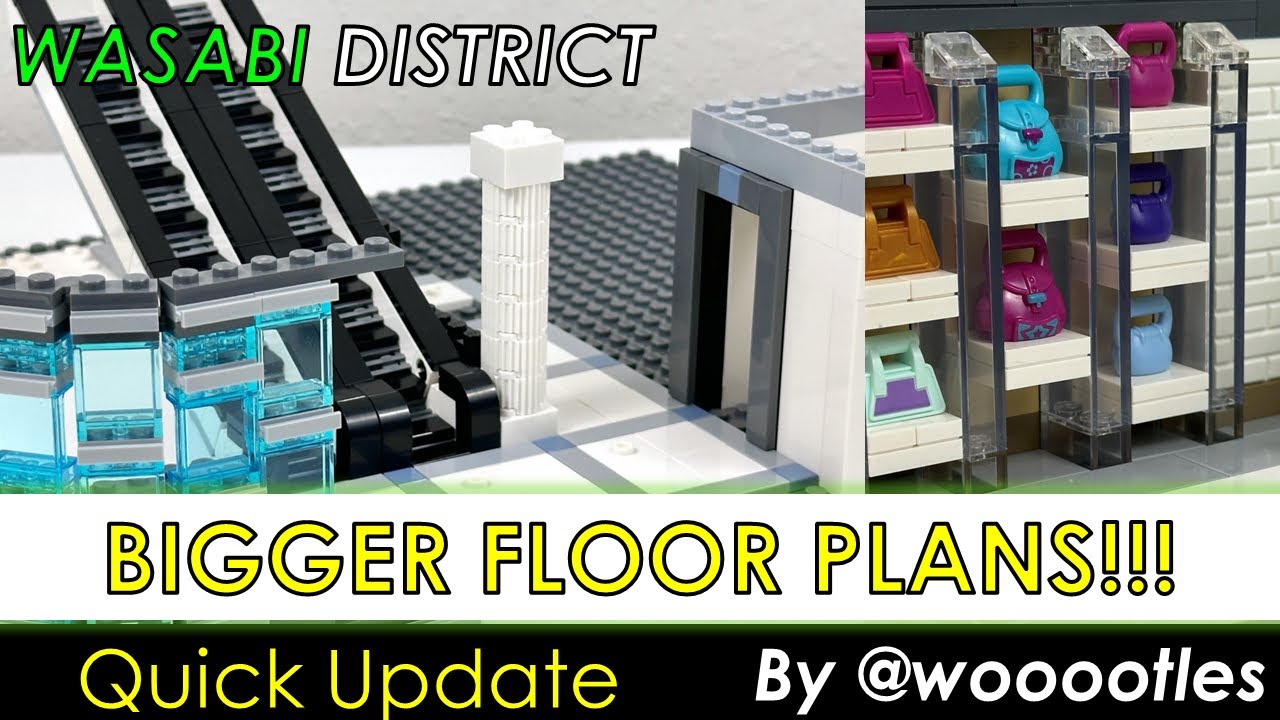 LEGO Wasabi District Quick Update 4 - Floor Area Expansion and Luxury Handbag Store WIP