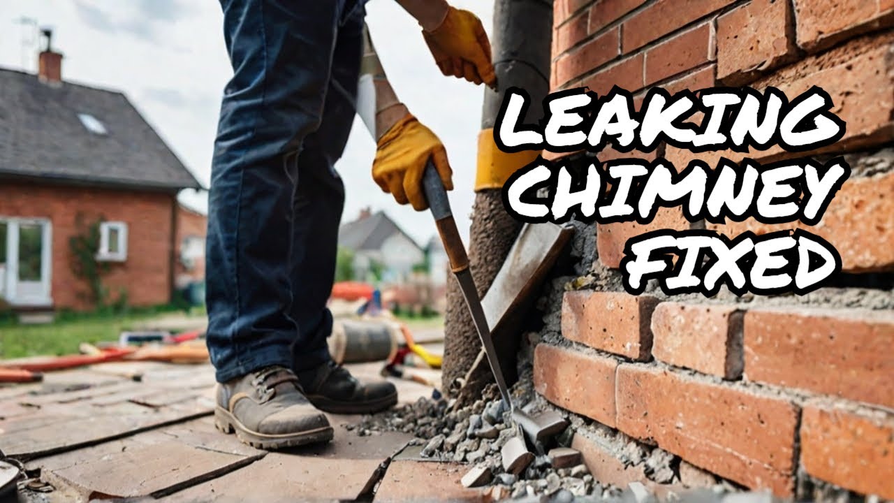 Step-by-Step Chimney Repair Tutorial Before and After.