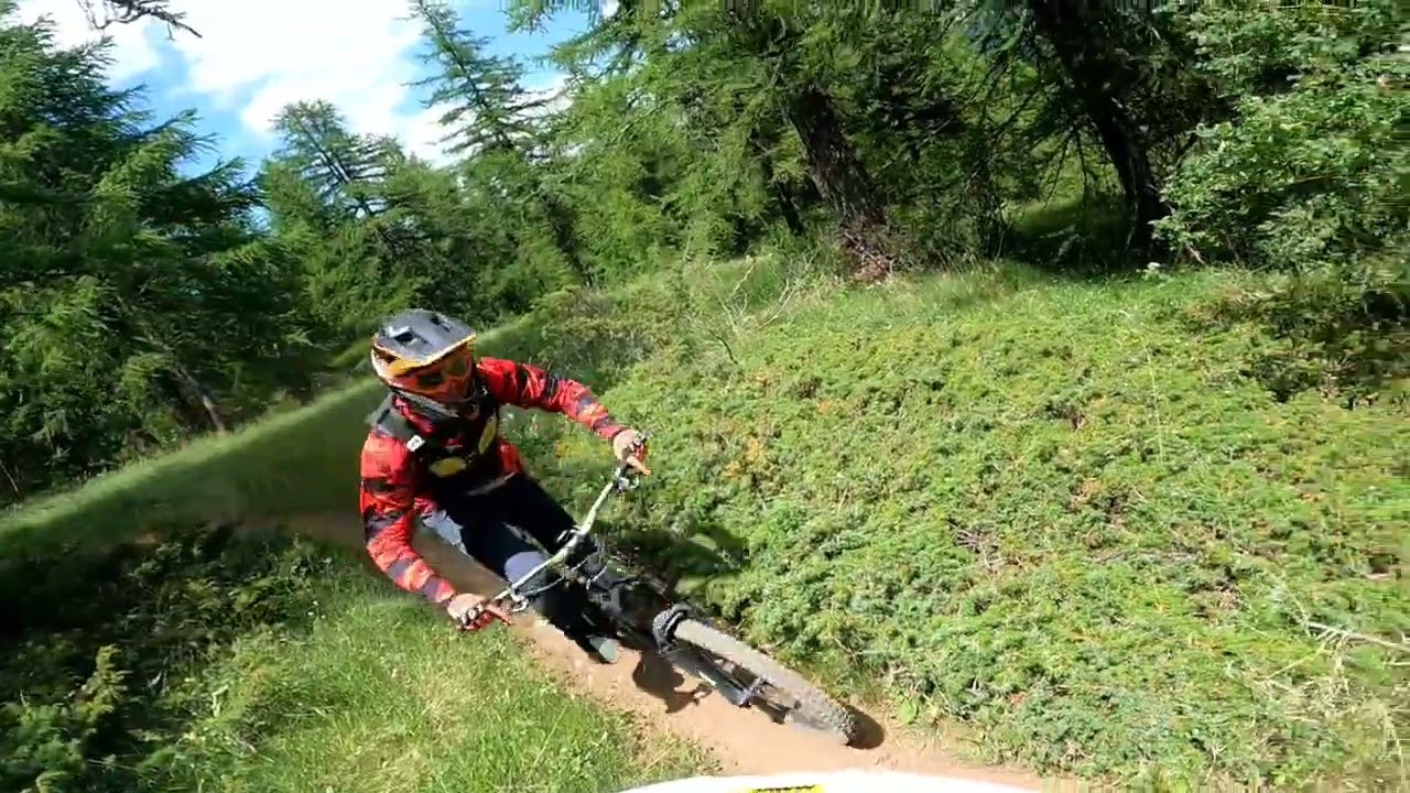 Découverte bike Park Valberg/piste noire.