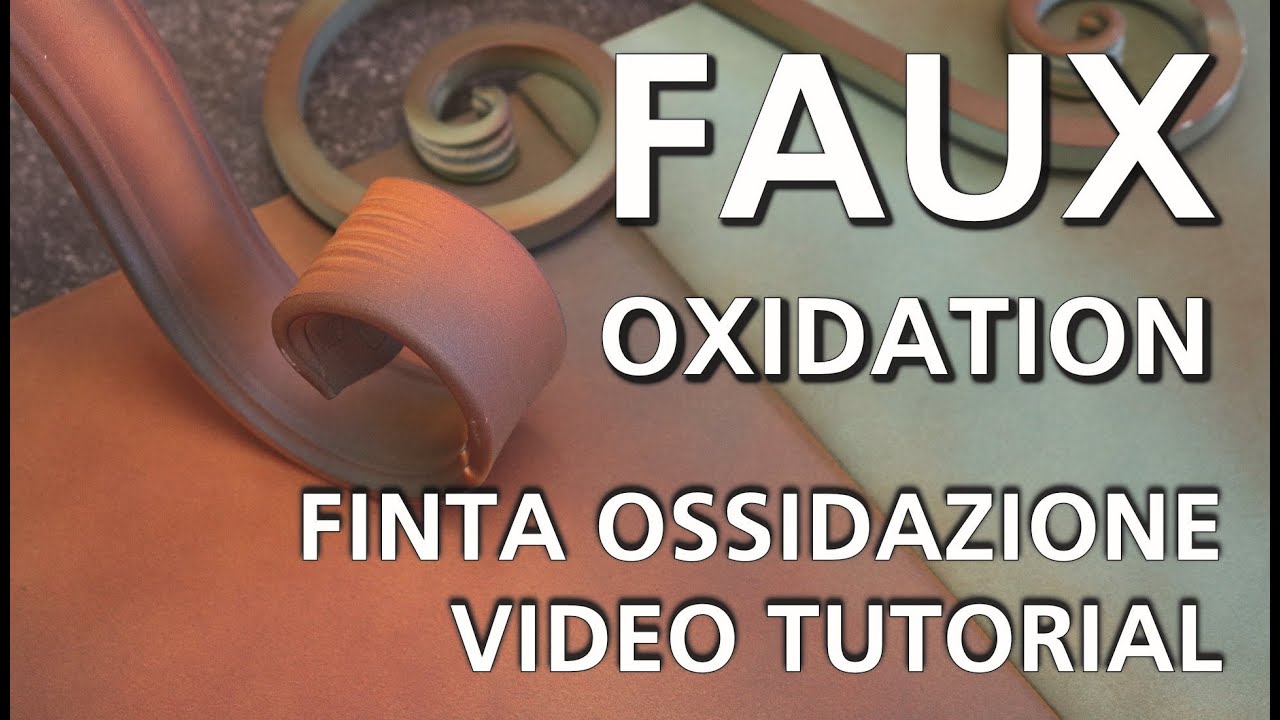 Come fare finta ossidazione con CORTEN e VERDERAME - tutorial verniciatura a spruzzo
