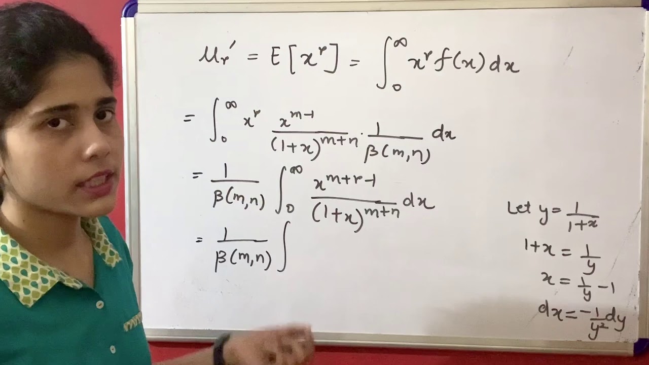Beta Distribution of second kind (Mathematical Statistics)