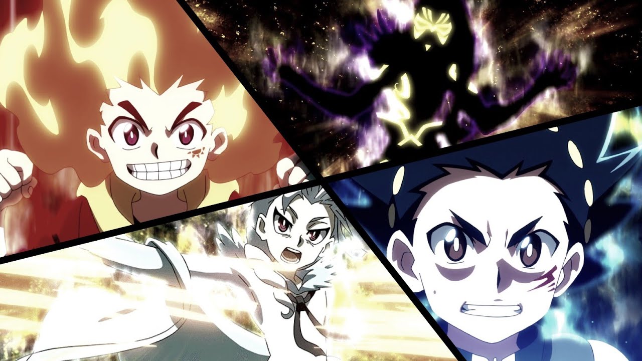 Valt and Hyuga VS Gwynn and Arthur (Sigma Ball Z Episode 1)