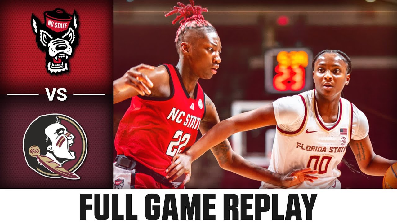 NC State vs. Florida State Full Game Replay | 2024-25 ACC Women’s Basketball
