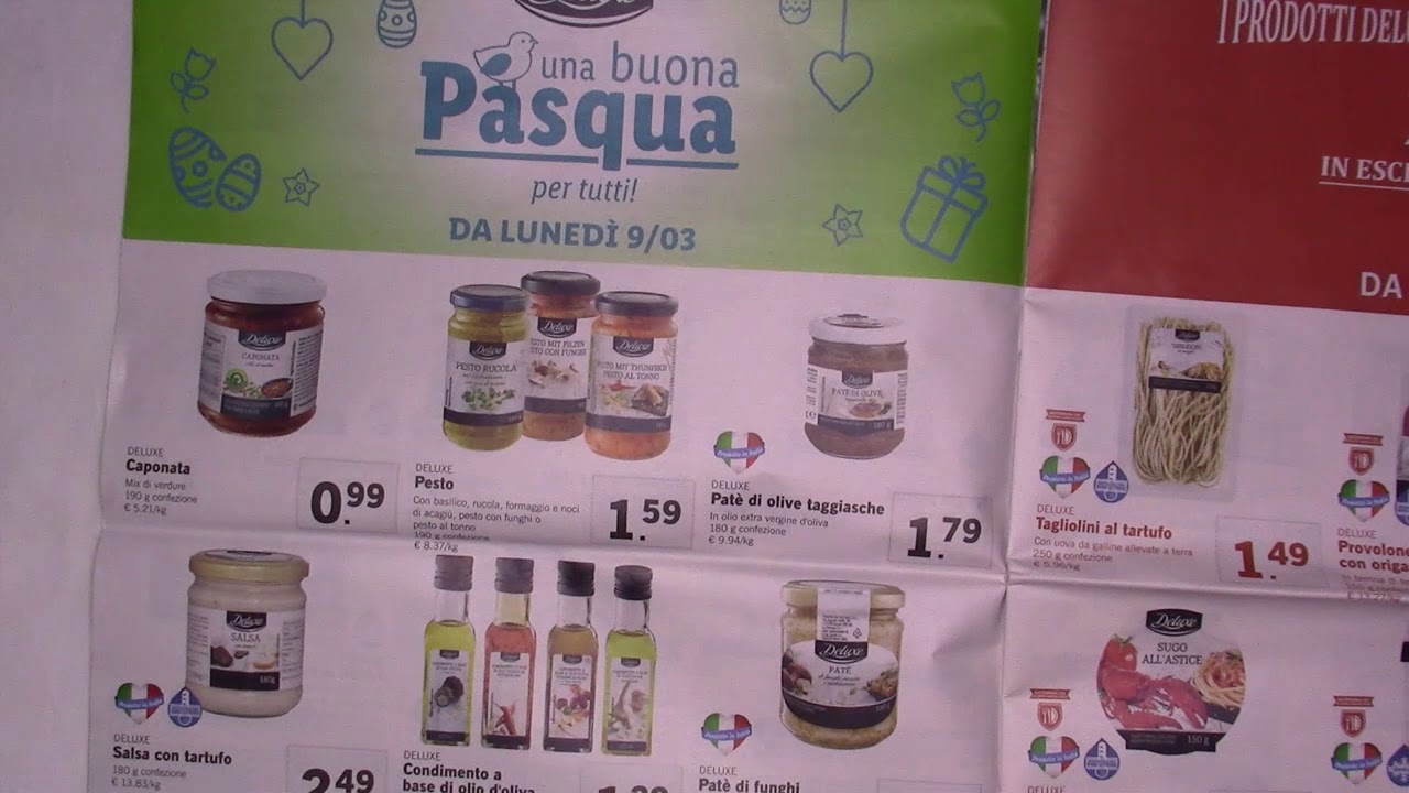 ASMR VOLANTINO PASQUA 2020 LIDL