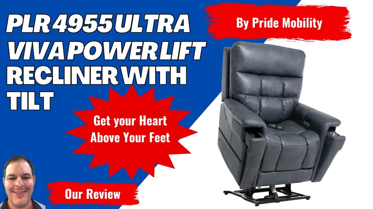 Подробный обзор кресла-реклайнера PLR 4955 Ultra Viva Power Lift с подогревом и массажем.