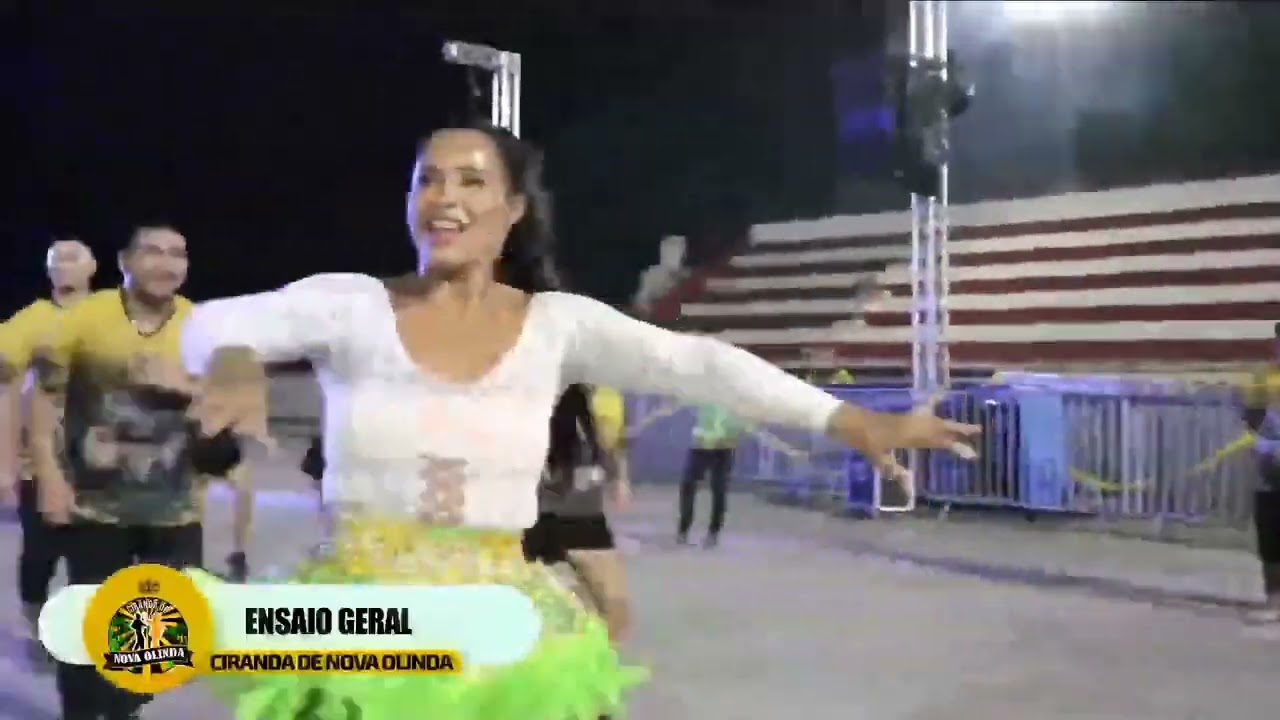 Cirandeira Bela: Karin Leite-Ensaio Geral:Ciranda de Nova olinda 2024🖤💛