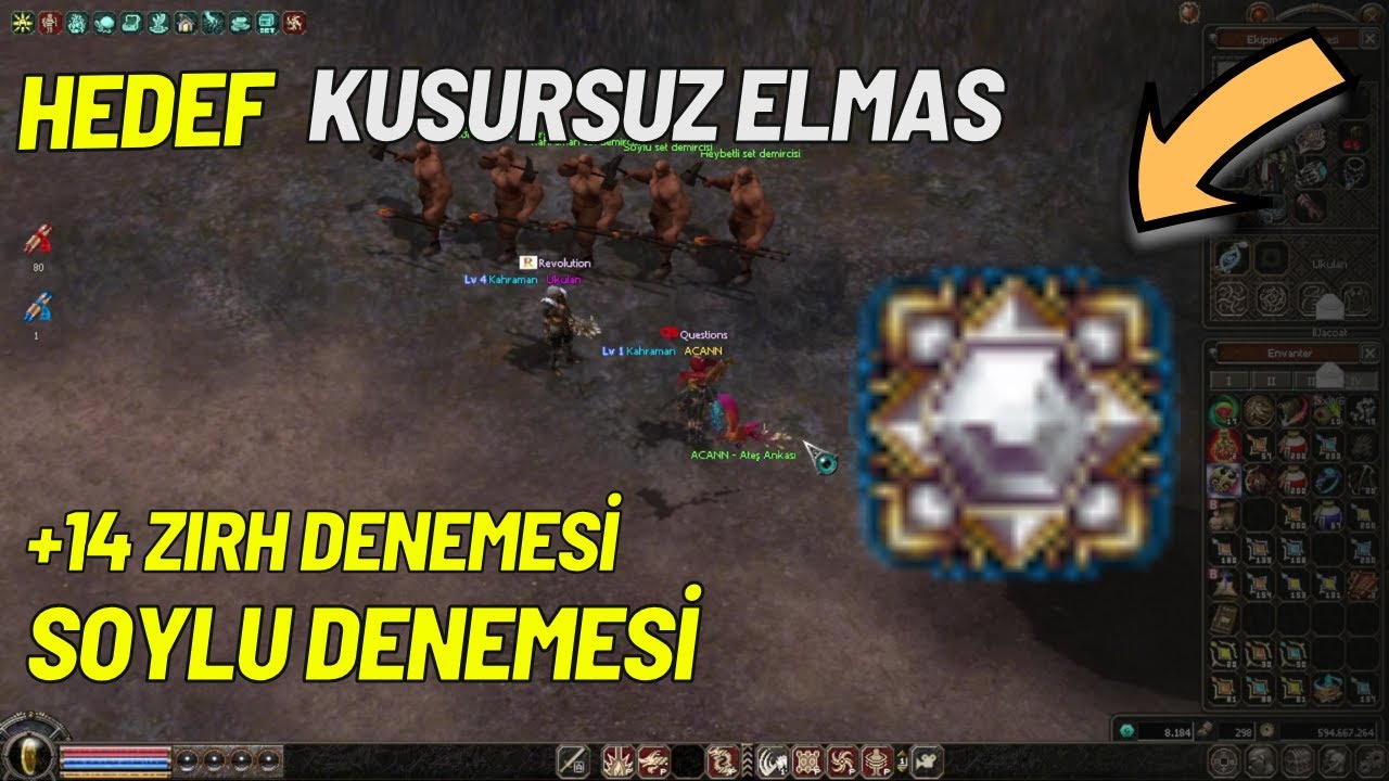 HEDEF KUSURSUZ ELMAS! SOYLU DENEMESİ! +14 YILAN ZIRHI DENEMESİ! AFK ELEMENT DÜNYASI FARMI