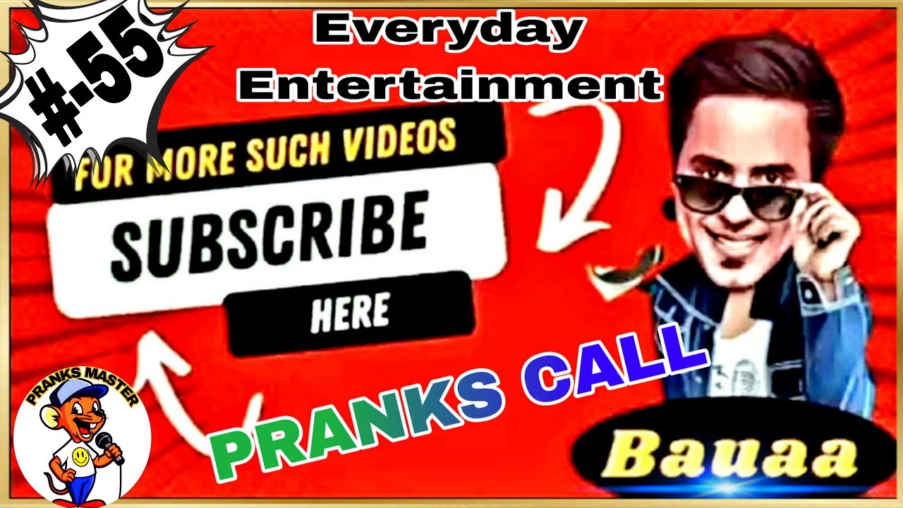 Bauaa ki top 10 comedy prank call (Part-55) bauaa and nand kishore bairagi ki comedy