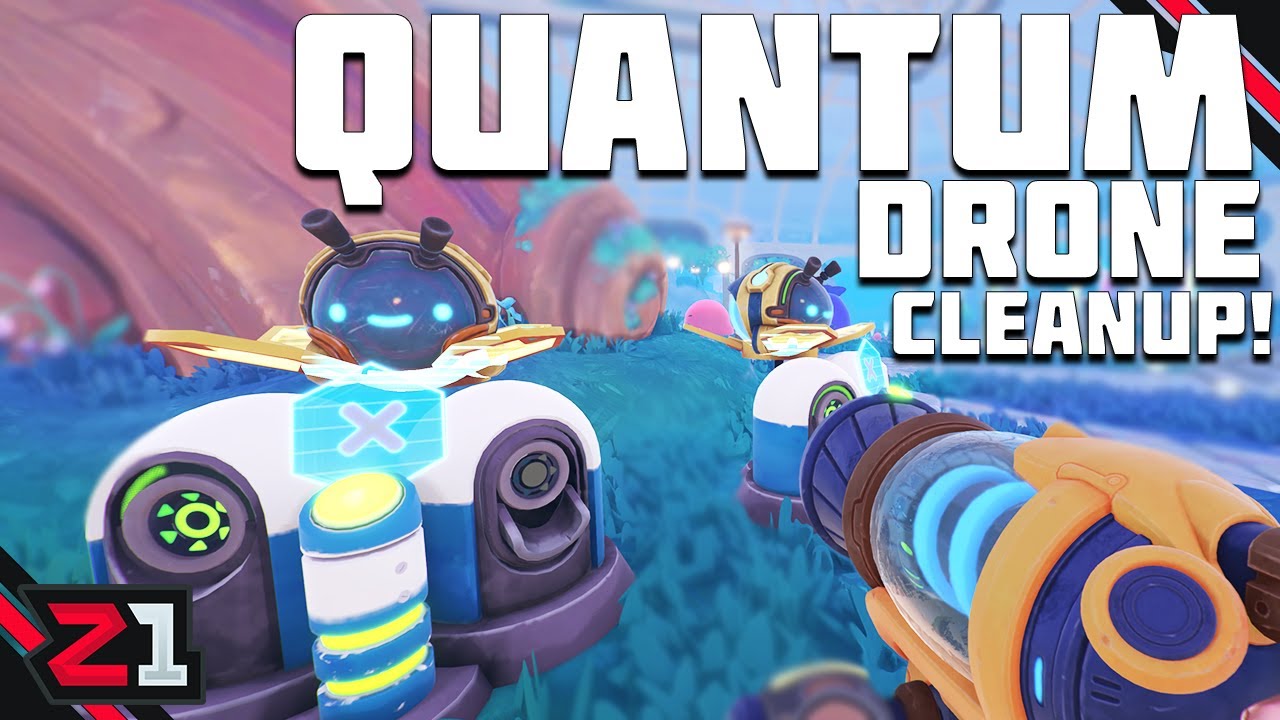 Cleaning Up The Ranch With QUANTUM DRONES ! Slime Rancher 2