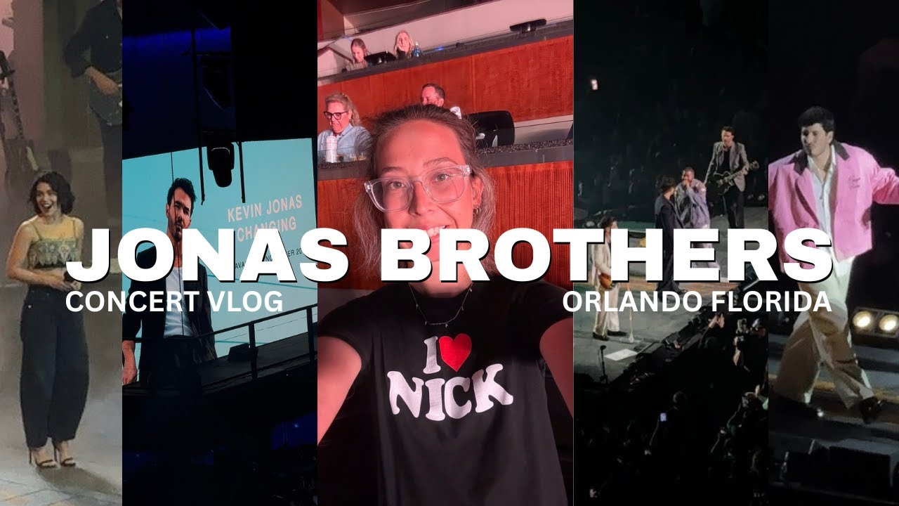 JONAS BROTHERS: GREETINGS FROM YOUR HOMETOWN TOUR concert vlog | Orlando Florida October 26, 2025