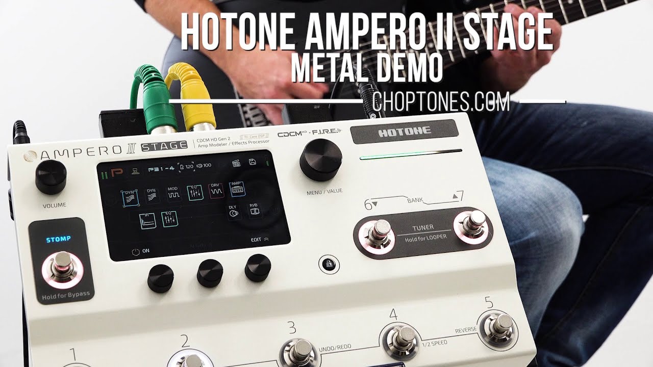 Hotone Ampero II Stage | Metal Demo