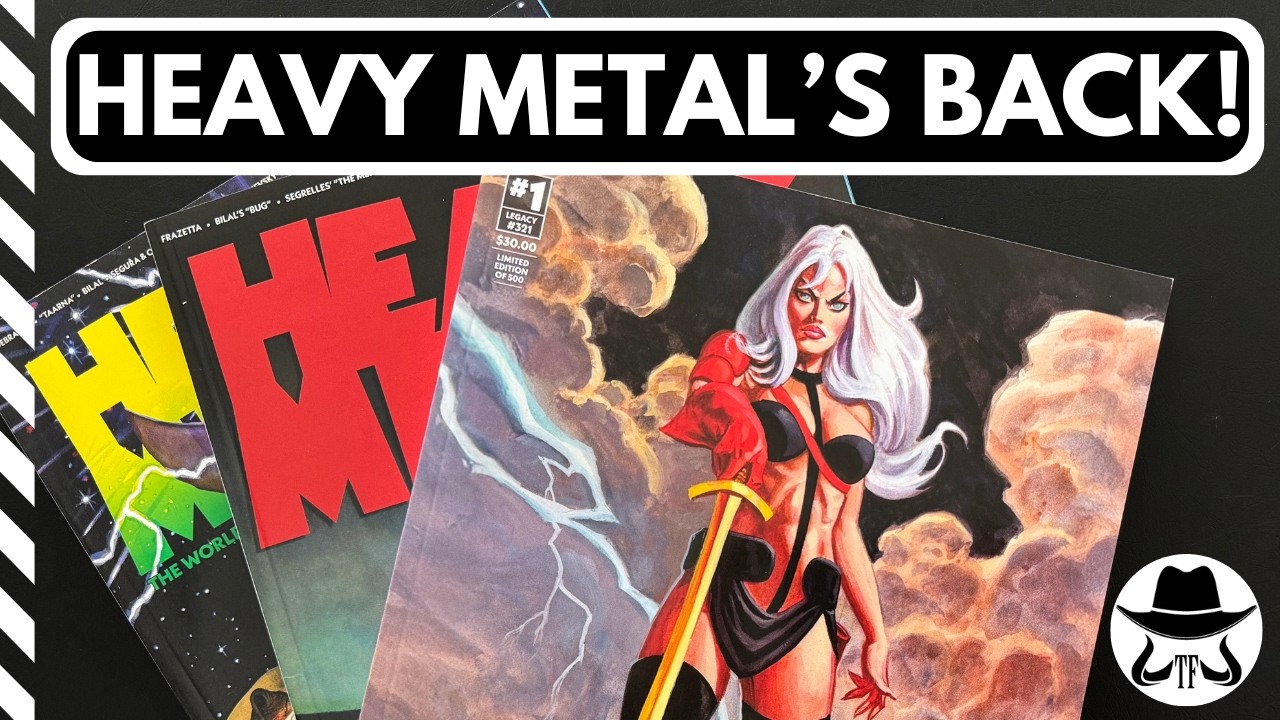 I Finally Read the Heavy Metal Relaunch - Let's Looks Through Some of the Cooler Stories in Here!