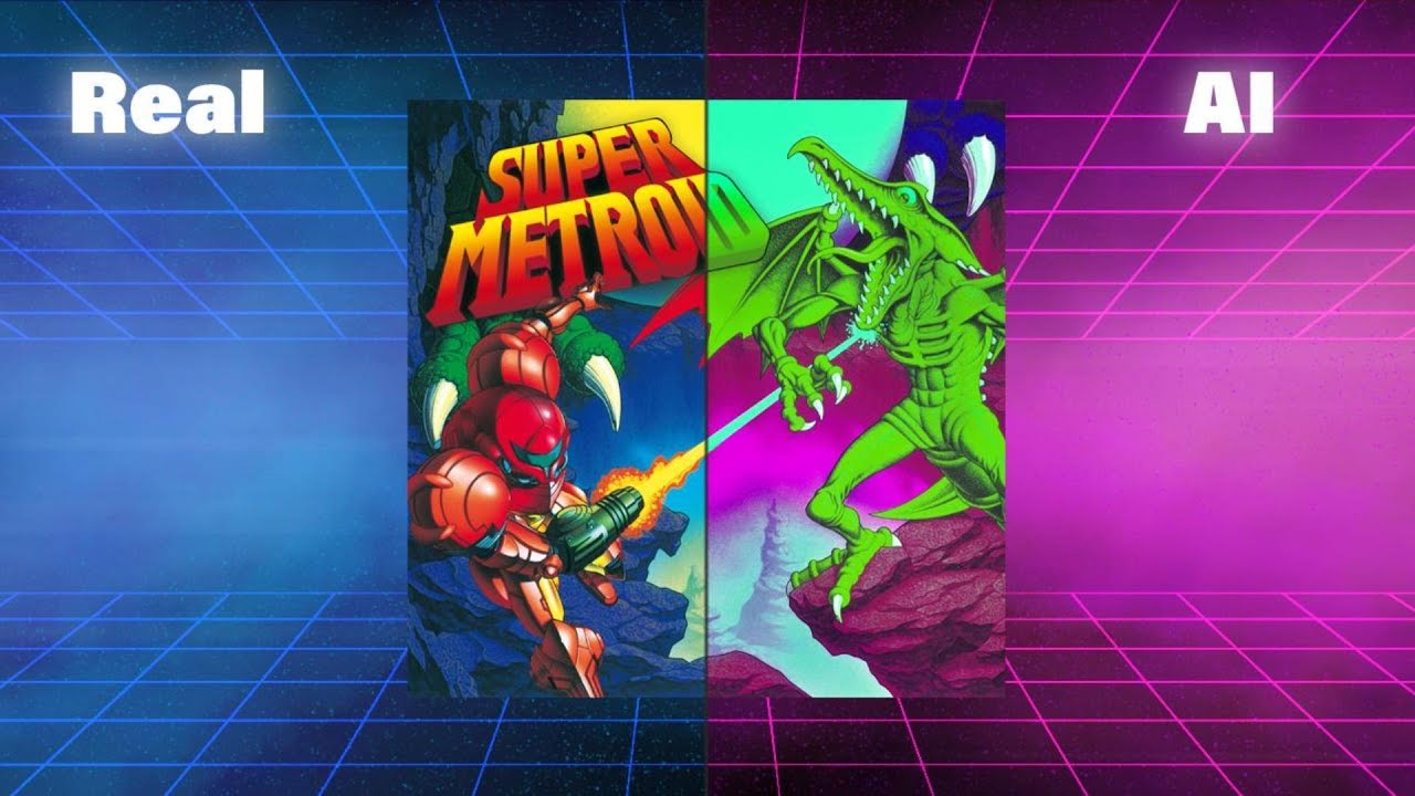 Crateria ~ The Space Pirates Appear, but it's continued by AI【Super Metroid】