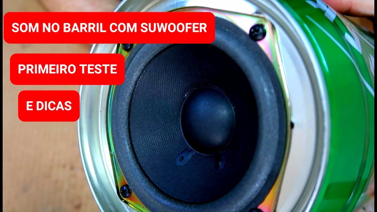 CAIXA HEINEKEN COM SUBWOOFER , PRIMEIRO TESTE , TODO OS DETALHES