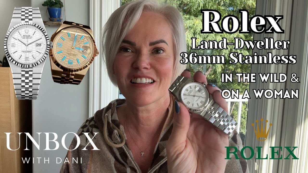 Часы Rolex Land-Dweller 36 из нержавеющей стали в дикой природе... и на женщине! Честный обзор, п...