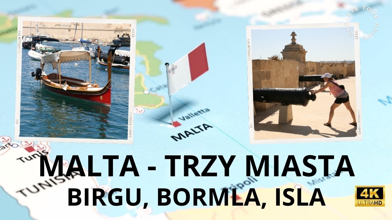 Trzy miasta Malty - Birgu Bormla Isla