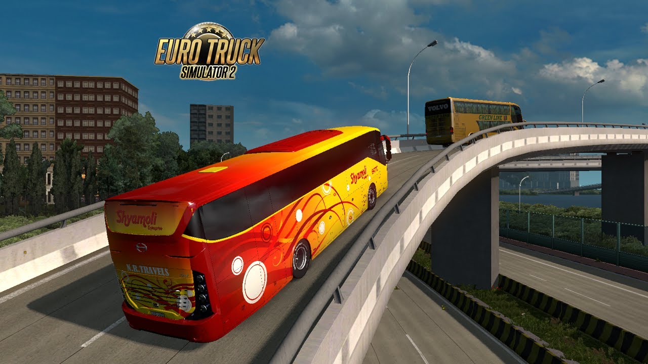 Shyamoli Paribahan BRTC | Gabtoli to Kuril Flyover | Bd Next Gen Map V4 | ETS2 | Phil Gaming