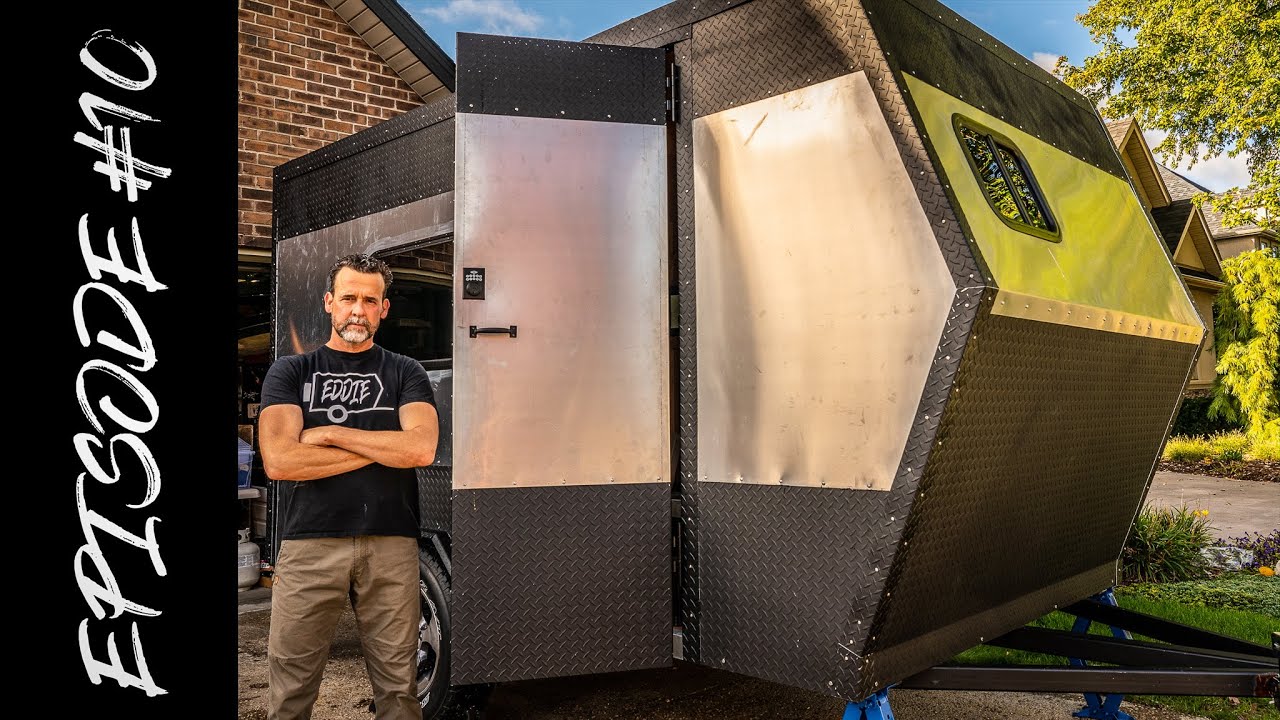 How to Build Your Own Travel Trailer - DIY Camper Door / Custom RV (Caravan) Trim