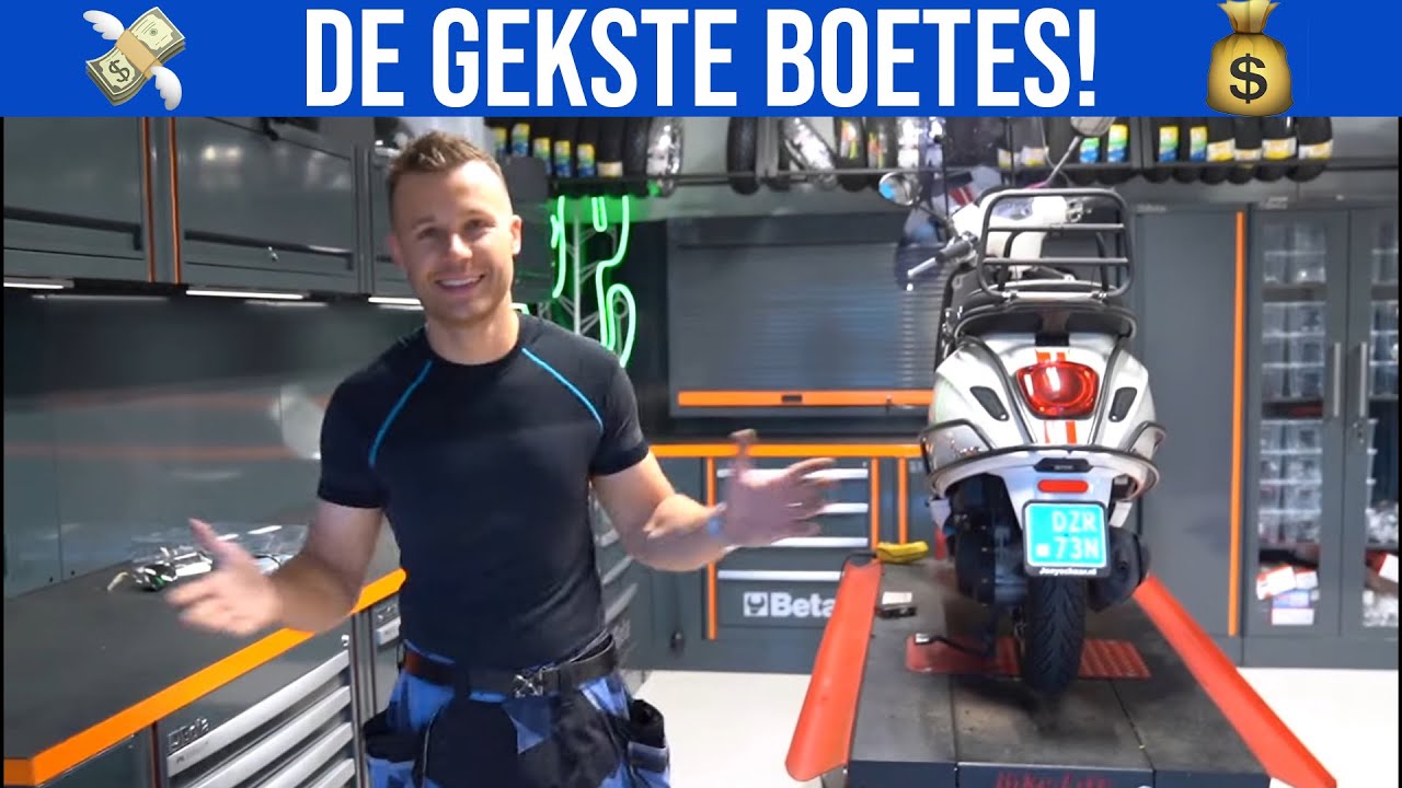 DIT ZIJN DE BIZARSTE BOETES + POWER1 RAW SPORT VESPA SPRINT - VOL GAS MET JOEY