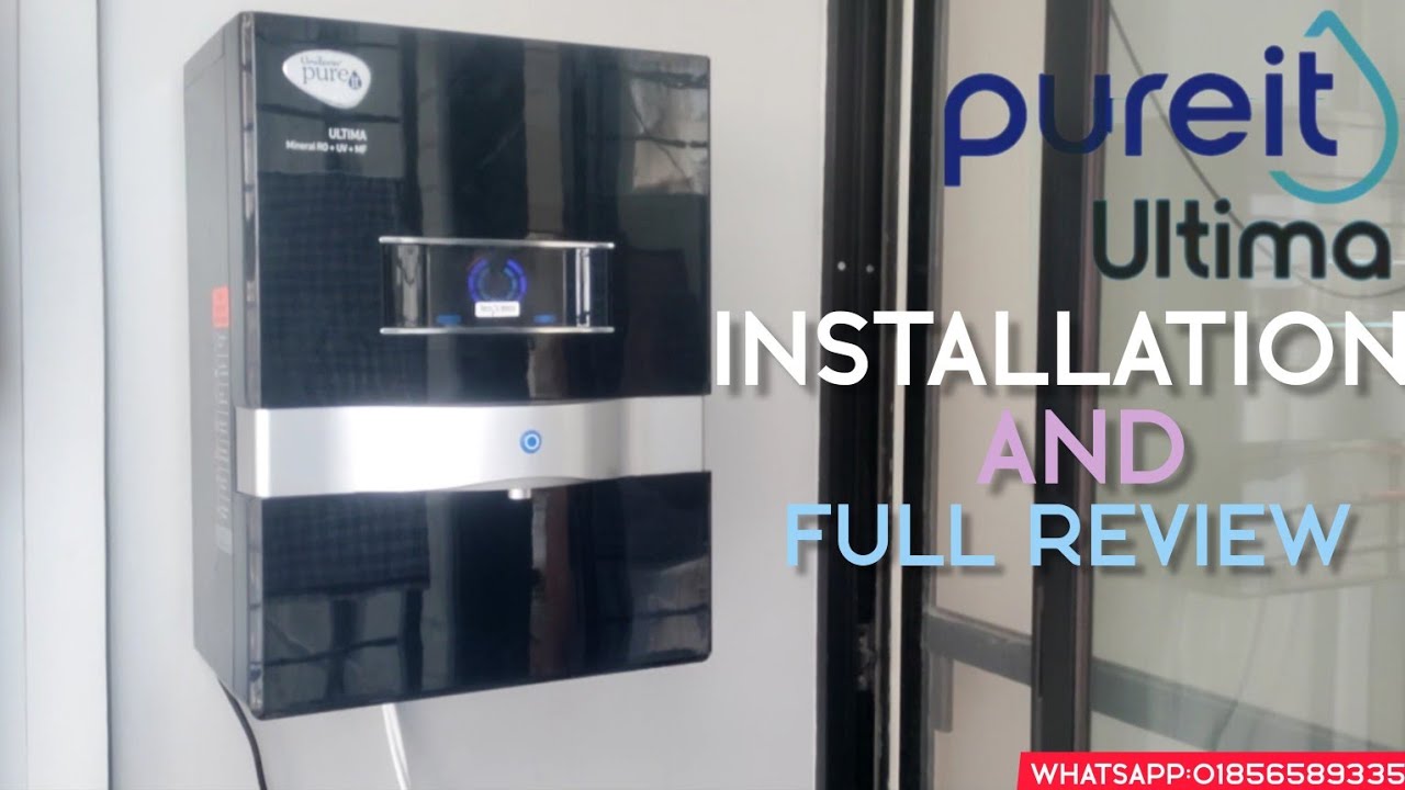 Unilever Pureit Ultima RO+UV+MF Installation And Full Review Pureit Ultima Mineral RO+UV+MF Unbox25