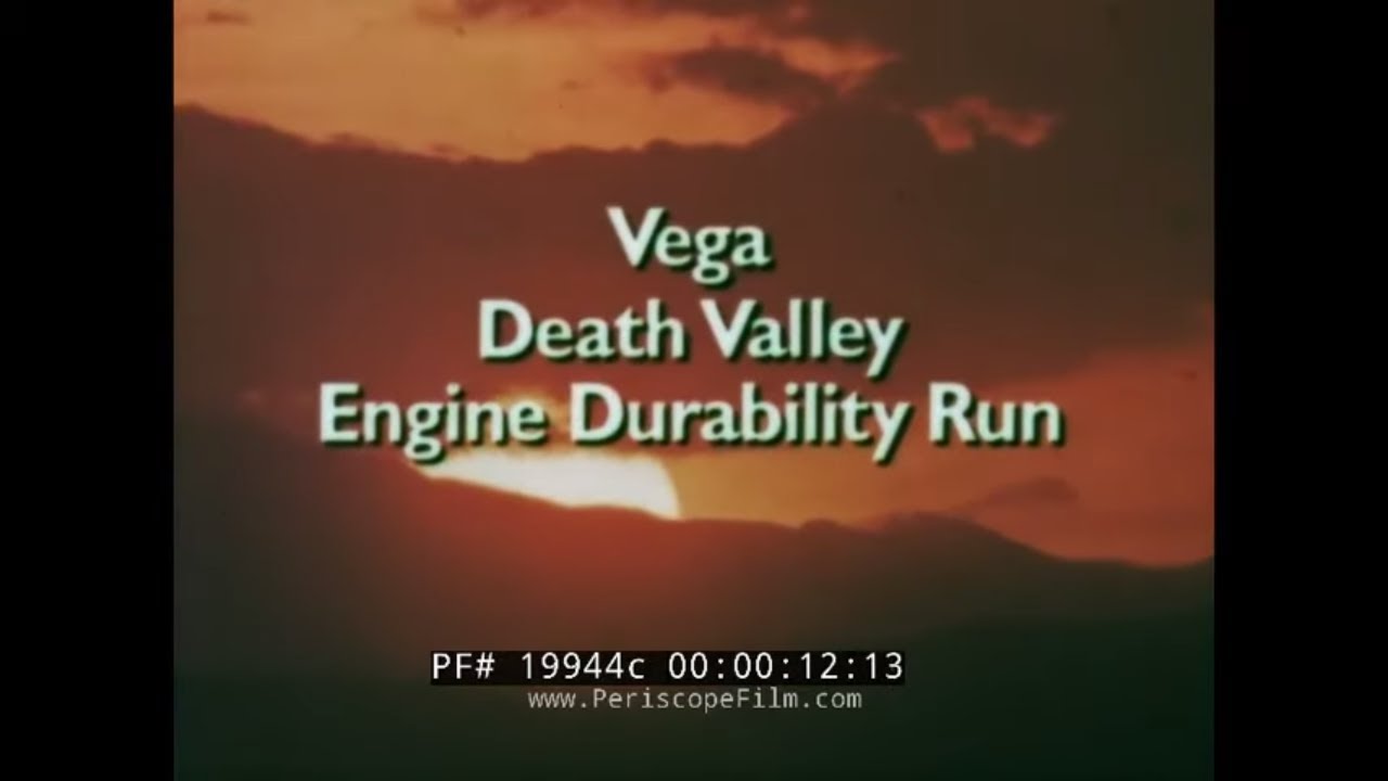 &ldquo;CHEVY VEGA   DEATH VALLEY ENGINE DURABILITY RUN&rdquo; 1976 CHEVROLET AUTOMOBILE PROMO FILM  19944c