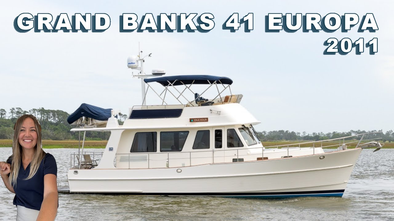 Grand Banks 41 Europa 2011 Model Walkthrough Yacht Tour with Sara Fithian