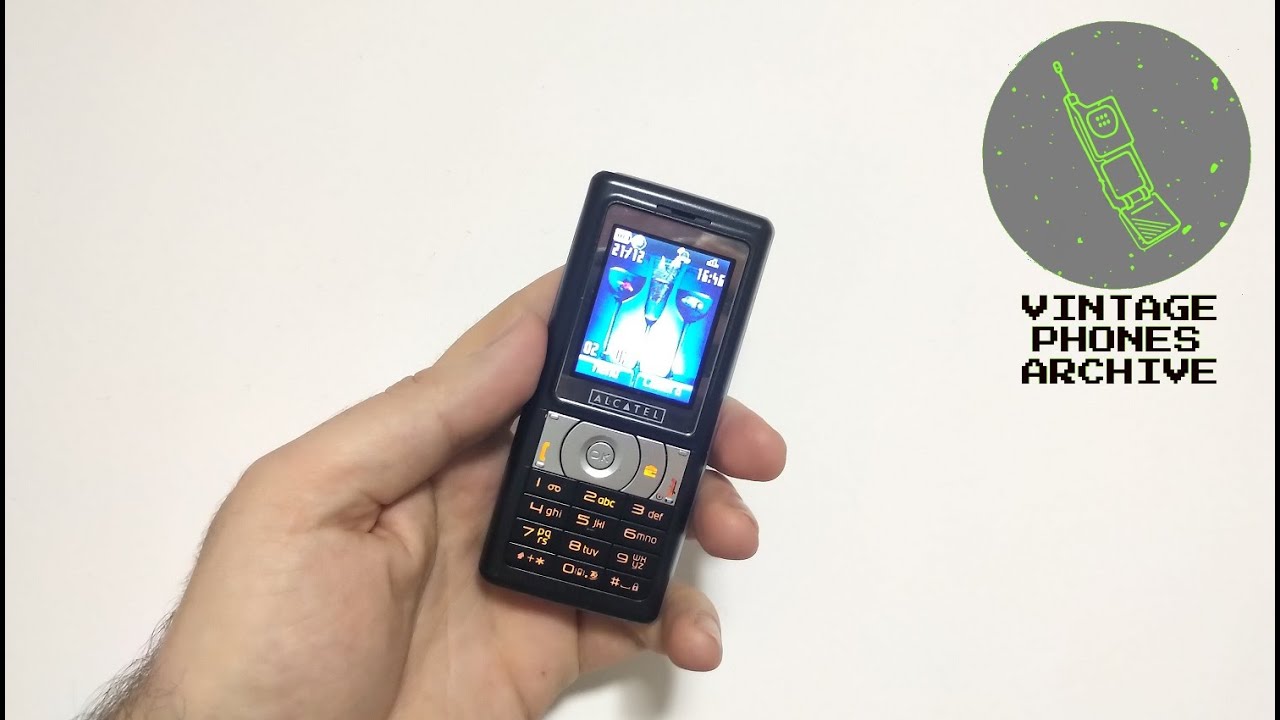 Alcatel OT-C550 Prototype / Test unit Mobile phone menu browse, ringtones, games, wallpapers
